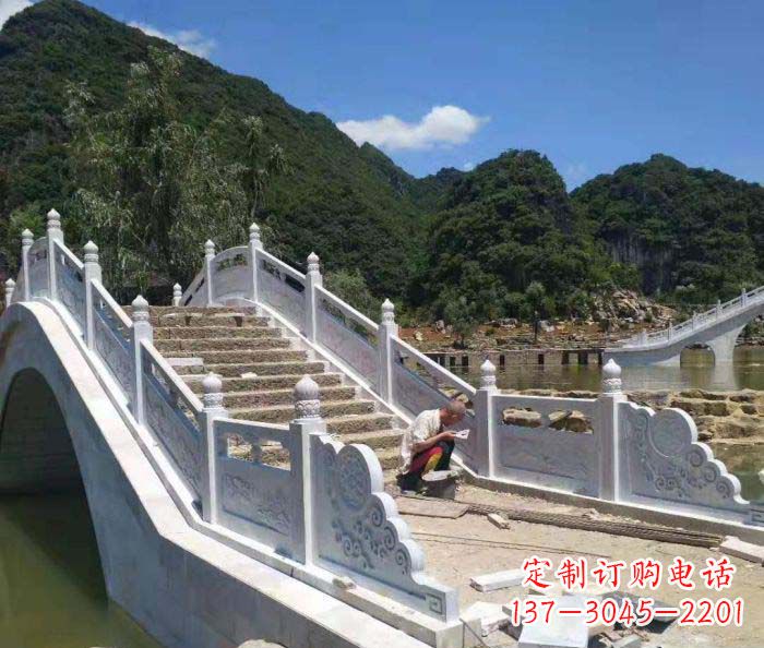 泉州园林景观大理石桥栏板石雕_1