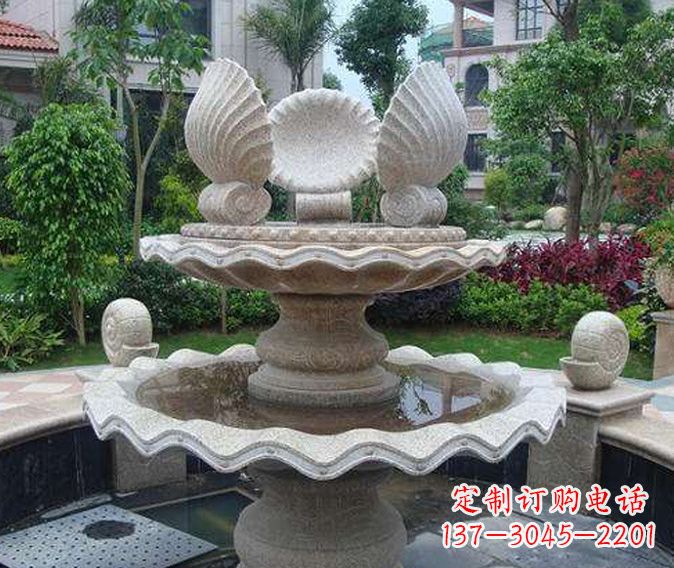 泉州园林景观多层喷泉石雕