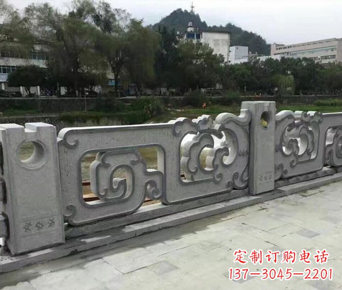 泉州园林景观仿古石雕栏板_1