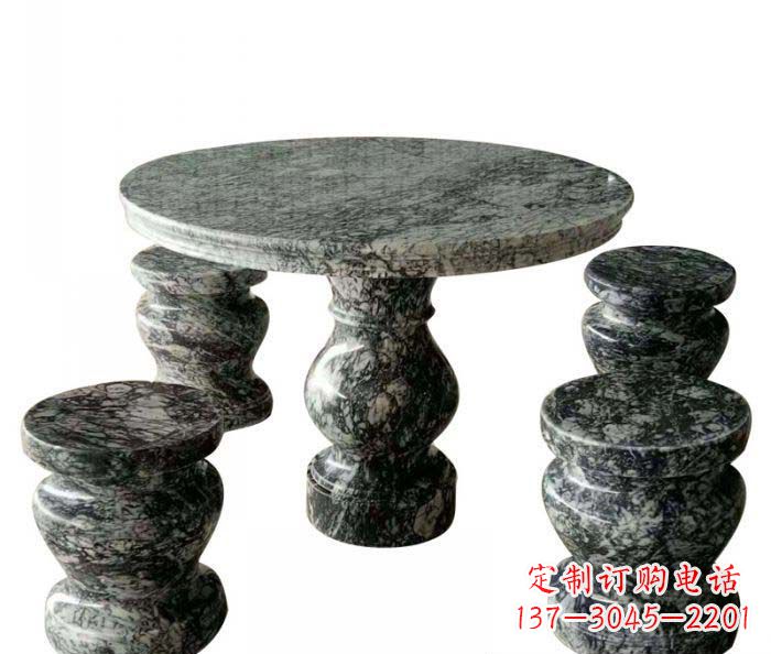 泉州园林景观圆形石桌凳