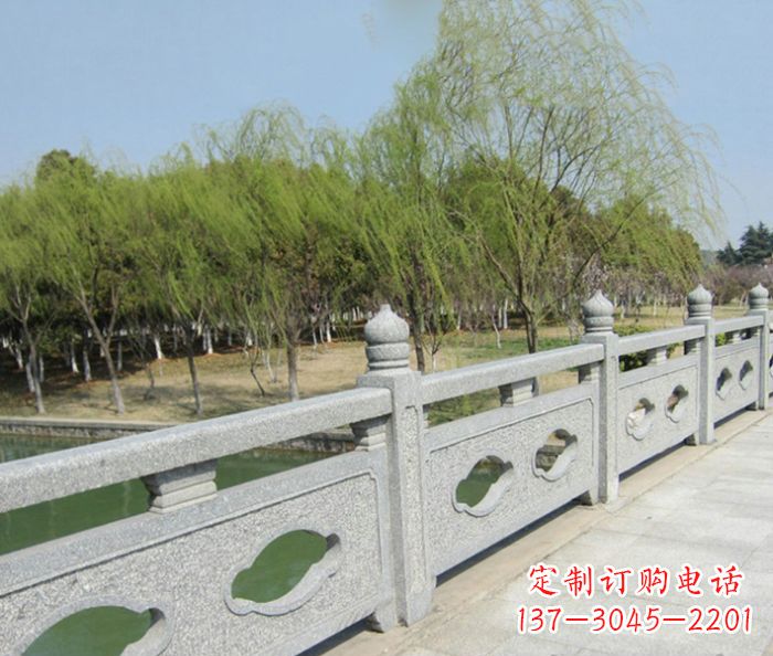 泉州园林景观真山桥石雕栏板