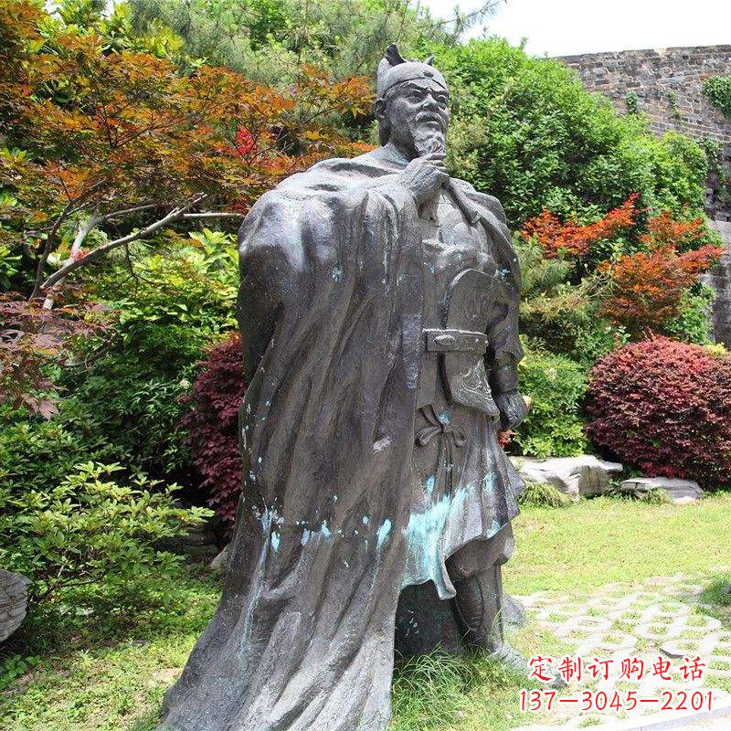 泉州园林历史人物明太祖朱元璋雕塑