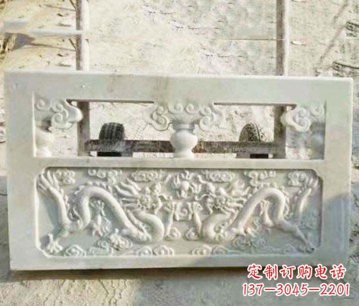 泉州园林石浮雕栏板景观石雕