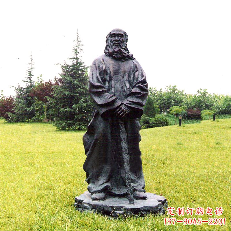 泉州张大千铜雕像-公园近代名人著名人物雕塑