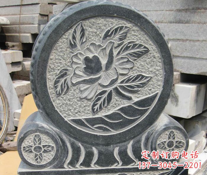泉州招财抱鼓石仿古石门墩