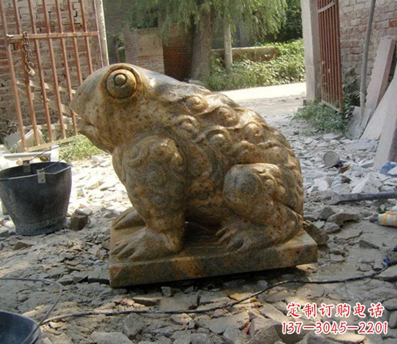 泉州招财青蛙石雕