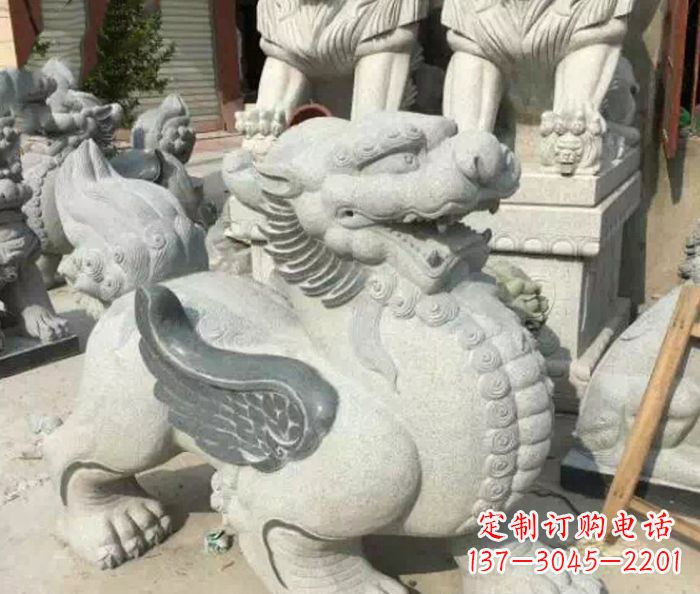 泉州招财神兽仿古貔貅石雕