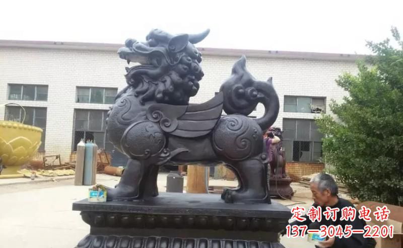 泉州招财神兽貔貅铜雕 