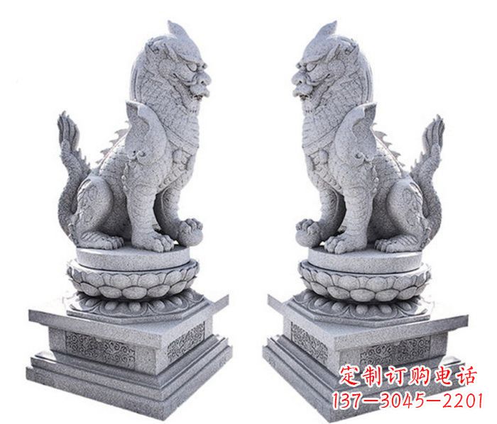 泉州招财神兽麒麟石雕