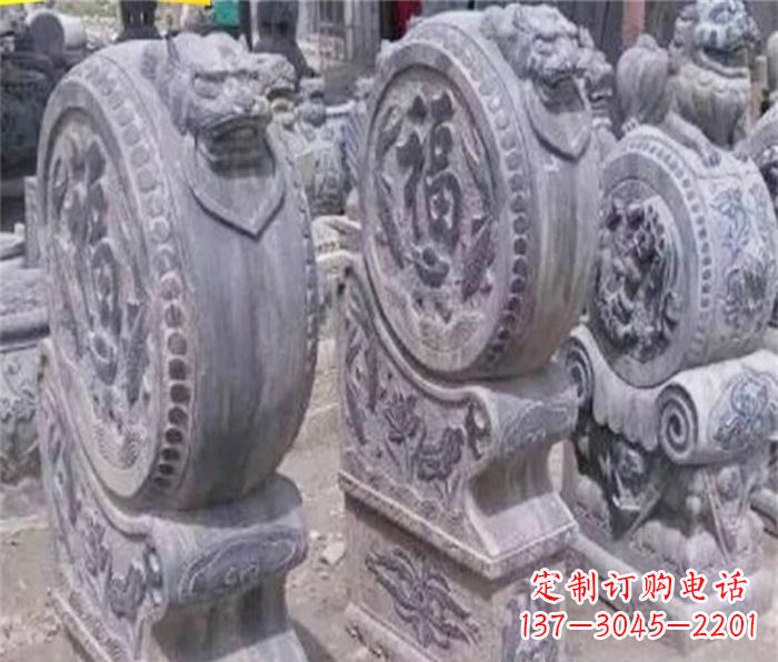 泉州招财石门墩仿古抱鼓石