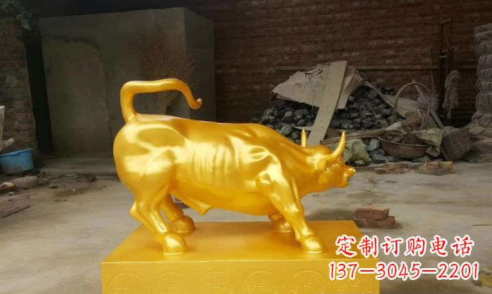 泉州招财铜牛雕塑 (2)