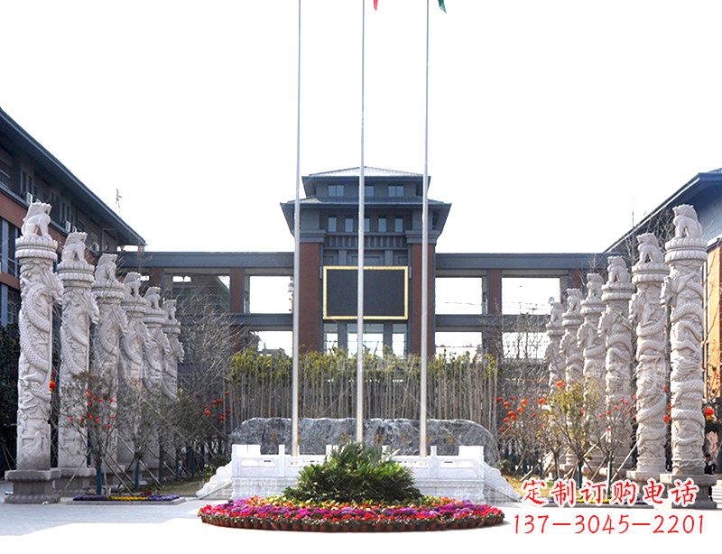 泉州中国华表雕塑-校园园林广场景观装饰雕塑