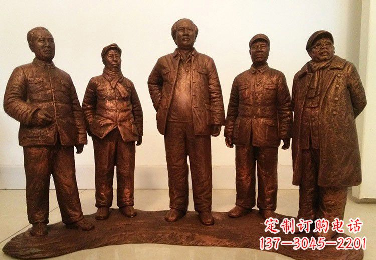 泉州中国近代伟人系列铜雕像