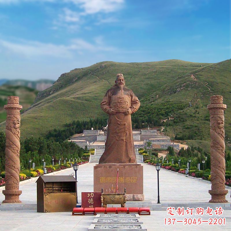 泉州中国历史名人大型李世民景观雕塑