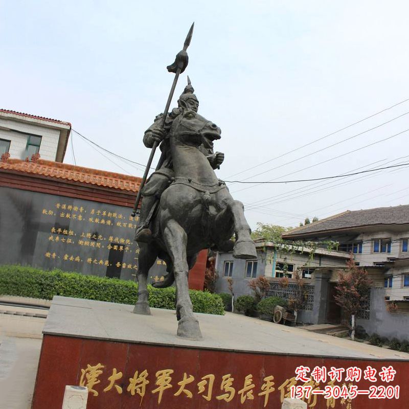 泉州中国历史名人汉朝著名将领民族英雄卫青铜雕塑像