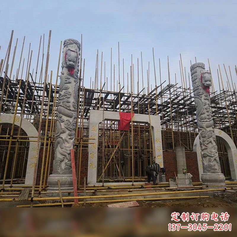 泉州中国龙柱石雕