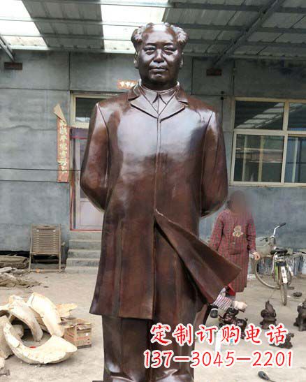泉州中国伟人毛泽东铜像