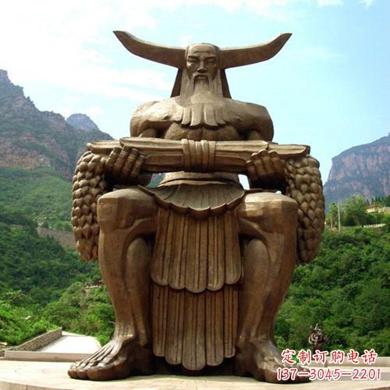 泉州中华民族人文初祖五榖神农大帝大型景观雕塑