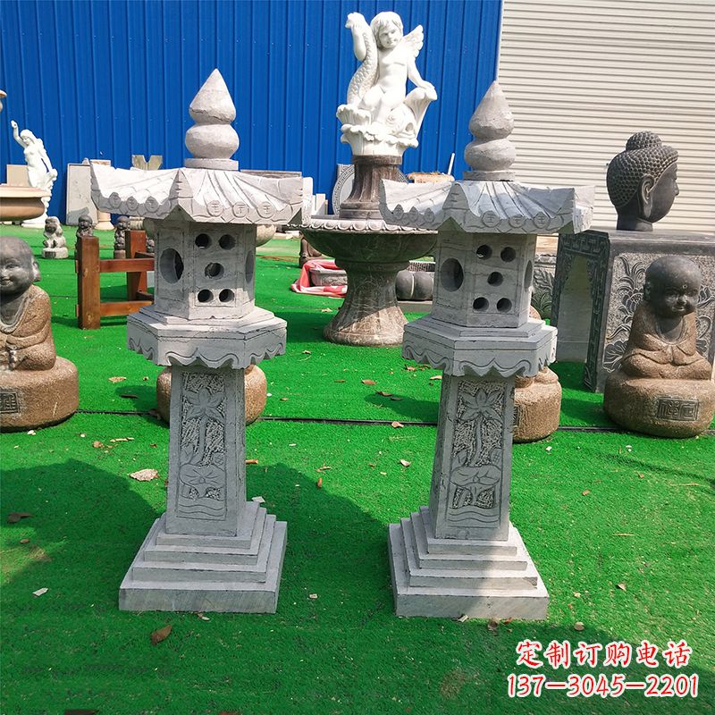 泉州中式大理石灯笼