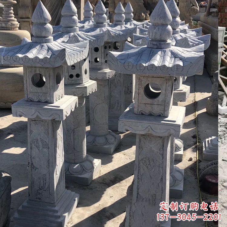 泉州中式汉代石雕灯笼