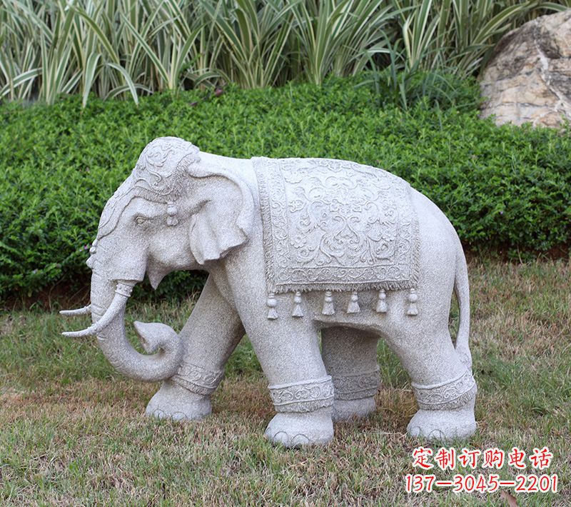 泉州中式石雕大象