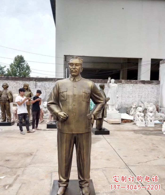 泉州周恩来铜雕 (3)