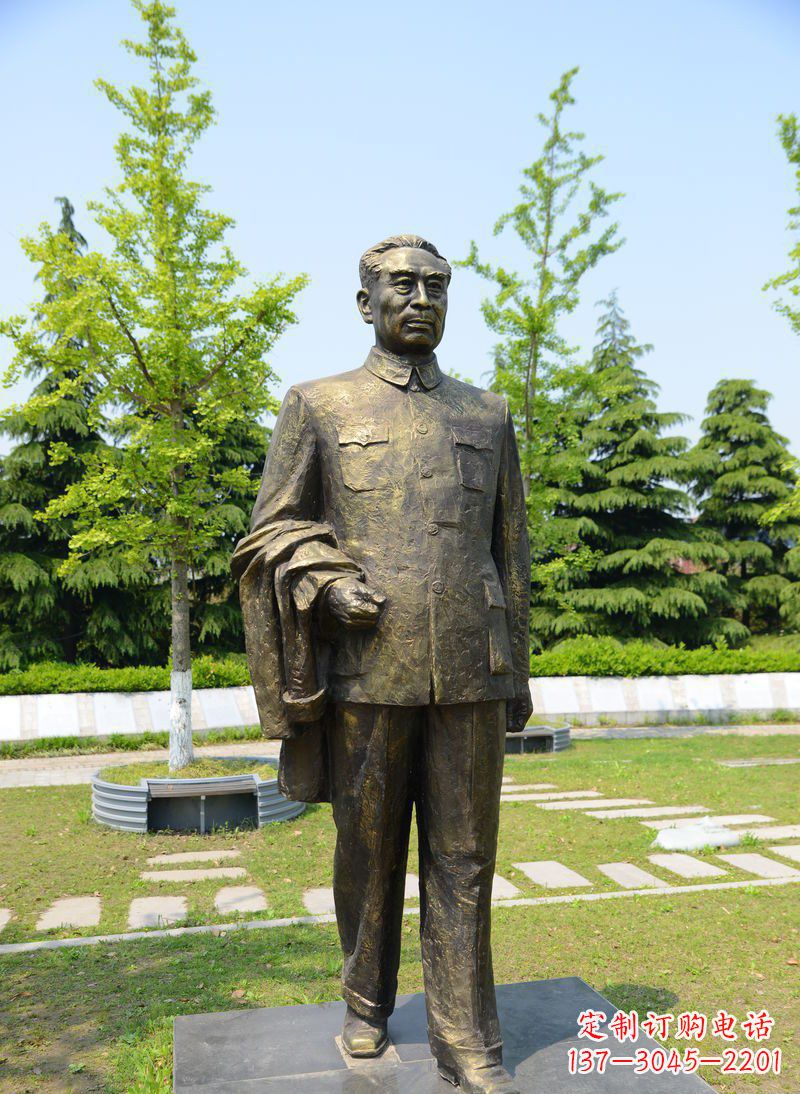 泉州周总理伟人铜雕