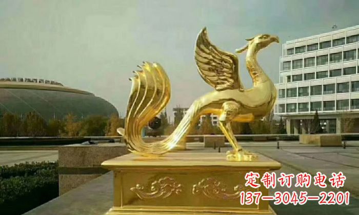 泉州朱雀铜雕