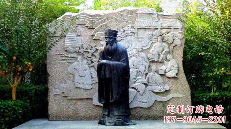 泉州朱熹古代名人铜雕_2