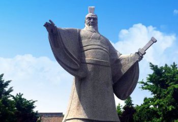 泉州枭雄曹操石雕塑像-景区园林历史名人雕塑