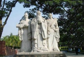 泉州校园儒家三圣雕塑