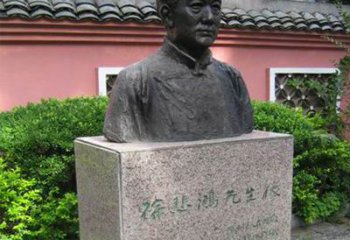 泉州徐悲鸿铜雕半身像雕塑