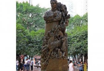 泉州徐悲鸿铜雕