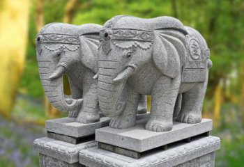 泉州招财纳福石雕大象