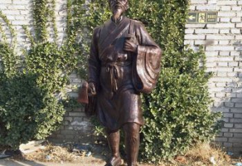 泉州中国古代十大名医之李时珍铜雕塑像