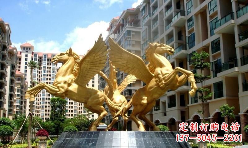 泉州铸铜飞马雕塑