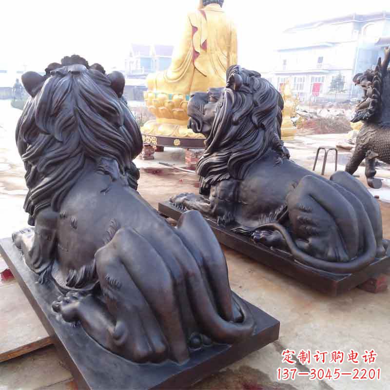 泉州铸铜汇丰狮子