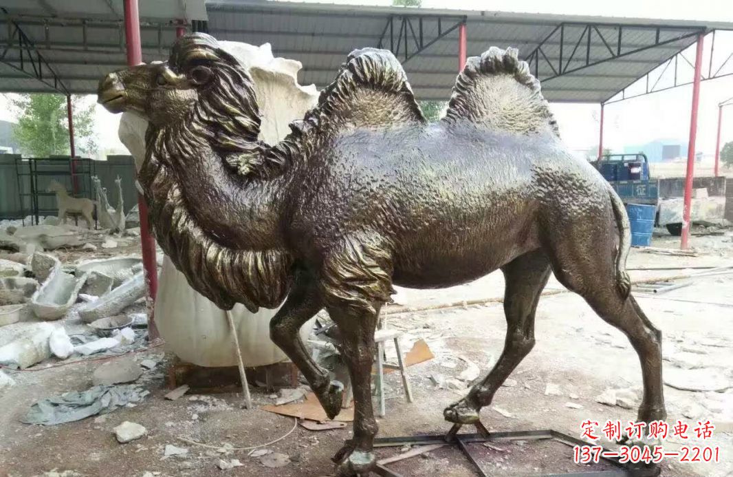 泉州铸铜骆驼雕塑 (2)