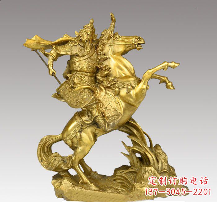 泉州铸铜骑马关公