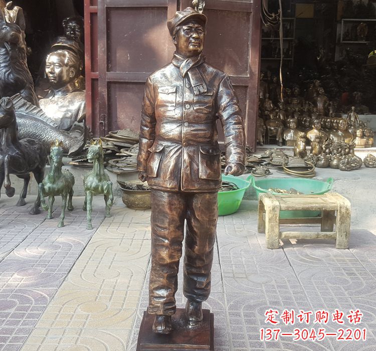 泉州铸铜青年时期毛主席