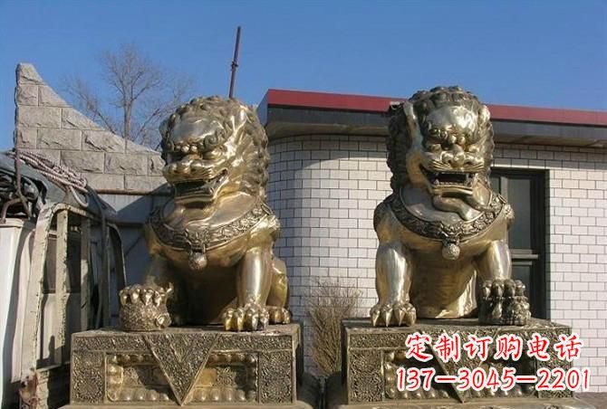 泉州铸铜狮子雕塑