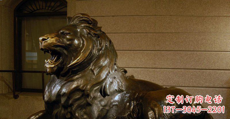 泉州铸铜狮子铜雕 (2)
