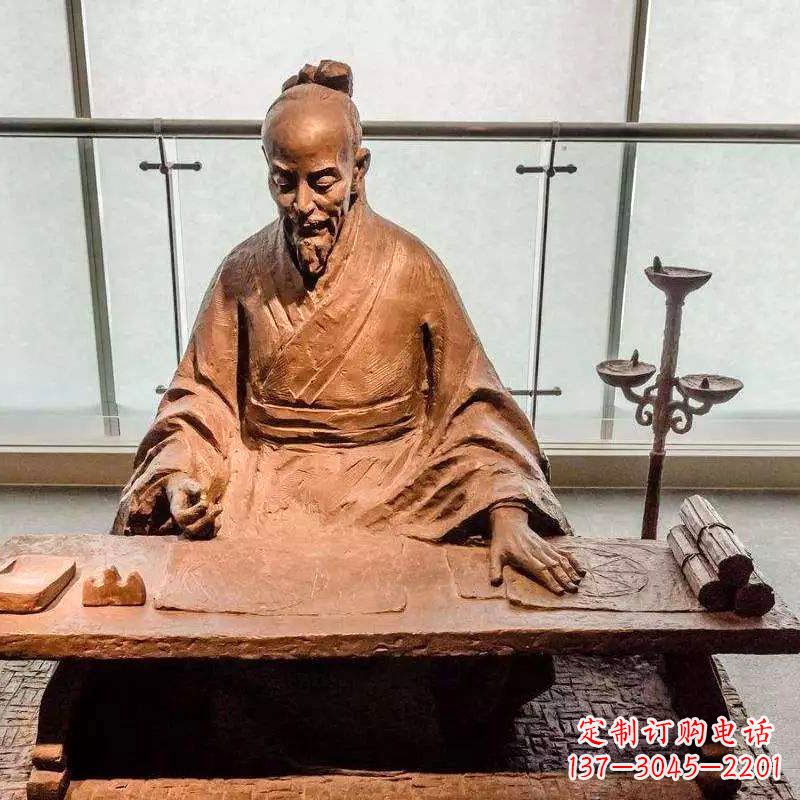 泉州祖冲之圆周率情景小品雕塑-中国古代数学家著名历史人物