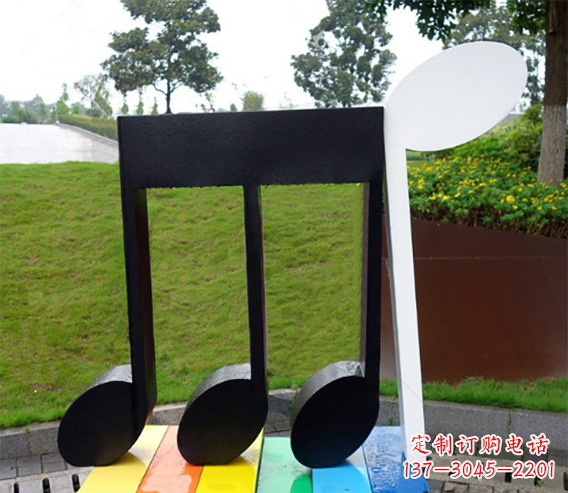 泉州音符雕塑不锈钢