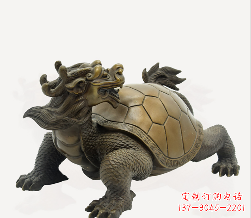 泉州招财龙龟铜雕