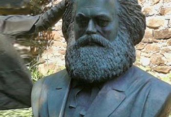 泉州铸铜名人无产阶级导师马克思头像雕塑