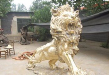 泉州铸铜狮子铜雕 (3)