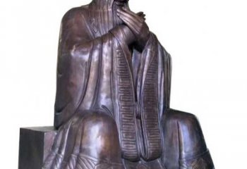 泉州作揖孔子青铜像